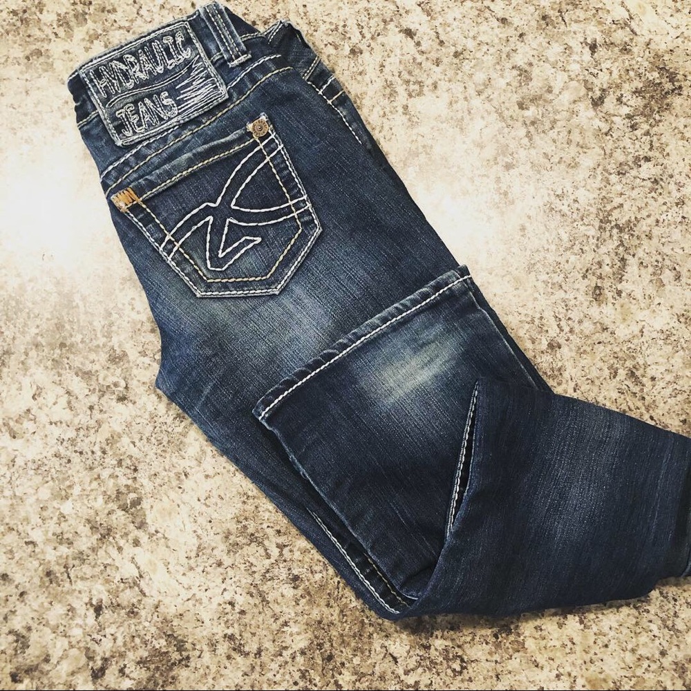 HYDRAULIC BOOT CUT LOW RISE LONG/TALL JEANS